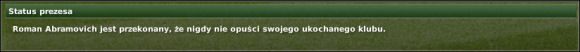 Status prezesa/ Chairman Status - informacje na temat podejścia prezesa do prowadzenia klubu - Zarząd - Przygotowania - Football Manager 2007 - poradnik do gry