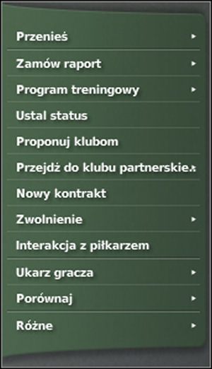 1 - Relacje z piłkarzami - Menedżer - Interakcje - Football Manager 2007 - poradnik do gry