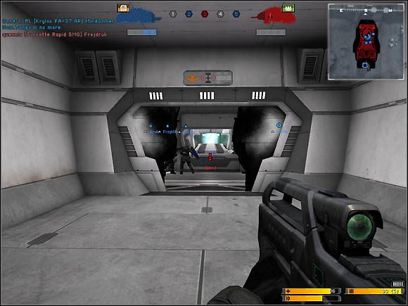 Teraz pozostaje nam już tylko władować w rdzeń tyle amunicji, ile mamy, uważając przy tym na nadchodzącą piechotę wroga - Założenia trybu Titan cz.2 | Tryb Titan i Conquest | Battlefield 2142 - Battlefield 2142 - poradnik do gry