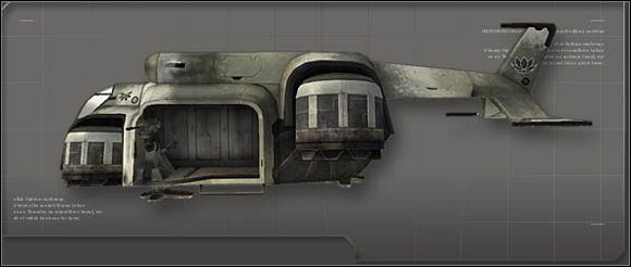 Maszyny transportu powietrznego przypominają trochę współczesne helikoptery - Transport powietrzny | Pojazdy | Battlefield 2142 - Battlefield 2142 - poradnik do gry