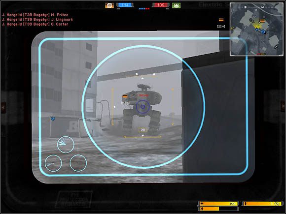 W sekcji Pojazdy znajduje się wyszczególnienie słabych i mocnych punktów pancerza - Gra inżynierem | Taktyka | Battlefield 2142 - Battlefield 2142 - poradnik do gry