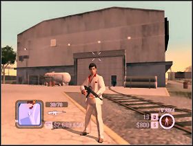 Ładujemy amunicje do naszego M16 i kierujemy się do zajezdni pociągów, gdzie czekają już na nas przeciwnicy - Un-Load The Ship | South Beach | Scarface Człowiek z Blizną - Scarface: Człowiek z Blizną - poradnik do gry