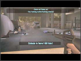 Na koniec czeka nas jeszcze potyczka z Colosisem, grubasem na usługach niezbyt lubianego przez Montane gangu - Un-Load The Ship | South Beach | Scarface Człowiek z Blizną - Scarface: Człowiek z Blizną - poradnik do gry