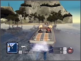 Dopływamy do ujścia rzeki, wypływającej z wnętrza wyspy - Tranquilandia | Wyspy Once Again | Scarface Człowiek z Blizną - Scarface: Człowiek z Blizną - poradnik do gry