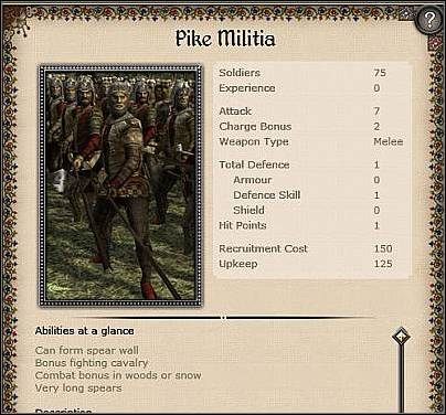 Cavalry Militia ( 28 ) - Jest to całkiem przyzwoita jednostka konna, którą od biedy można użyć nawet na polu bitwy - Wenecja - Miasto (1) | Nacje w Medieval II - Medieval II: Total War - poradnik do gry