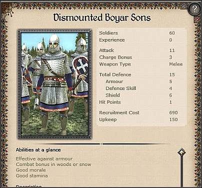 Cossack Cavalry ( 23,5 ) - Jest to lekka jazda zdatna do ataków konwencjonalnych i łuczniczych - Ruś - Zamek (1) | Nacje w Medieval II Total War - Medieval II: Total War - poradnik do gry