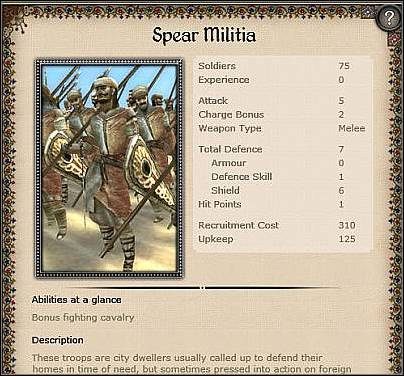 Crossbow Militia ( 16,5 ) - Jest to silna jednostka miejska, wyposażona w kusze - Mauretania - Miasto (1) | Nacje w Medieval II Total War - Medieval II: Total War - poradnik do gry