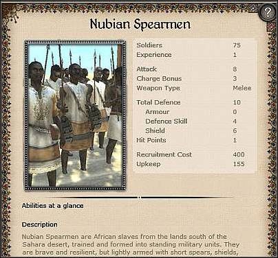 Dismounted Arab Cavalry ( 23 ) - Jest to kolejna z jednostek włóczniczych - Egipt - Zamek (1) | Nacje w Medieval II Total War - Medieval II: Total War - poradnik do gry