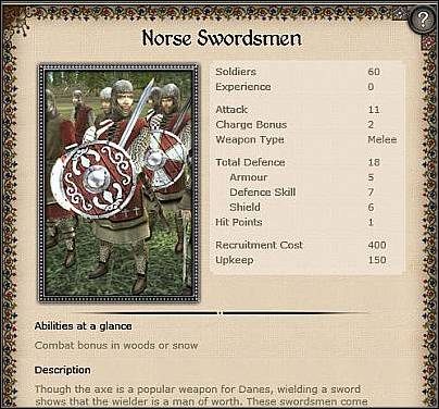 Dismounted Husclars (29) - Jest to jednostka lekkiej piechoty - Dania - Zamek (2) | Nacje w Medieval II Total War - Medieval II: Total War - poradnik do gry