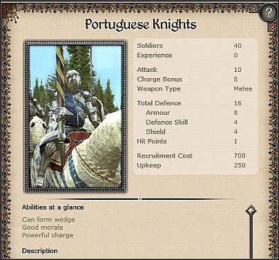 Peasant Crossbowmen ( 7,5 ) - Są to chłopi wyposażeni w kusze - Portugalia - Zamek (2) | Nacje w Medieval II Total War - Medieval II: Total War - poradnik do gry