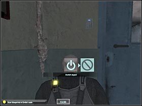 Znajdziesz się w korytarzu z dwoma wartownikami - NYC - JBA HQ - Part 2 (3) | Misja 6 w Splinter Cell Double Agent - Tom Clancys Splinter Cell: Double Agent - poradnik do gry