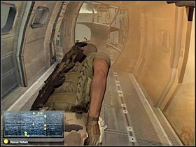 Tylna część śmigłowca eksploduje (#1), dzięki czemu nie będziesz musiał martwić się o to, że ktoś może Cię zaskoczyć - Kinshasa (1) | Misja 9.3 w Splinter Cell Double Agent - Tom Clancys Splinter Cell: Double Agent - poradnik do gry