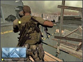 Teraz radziłbym wspiąć się na dach pałacu (#1) - Kinshasa (2) | Misja 9.3 w Splinter Cell Double Agent - Tom Clancys Splinter Cell: Double Agent - poradnik do gry