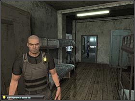 Dojdziecie w końcu do pomieszczenia z kilkoma komputerami (#1) - NYC - JBA HQ - Part 3 (1) | Misja 8 w Splinter Cell Double Agent - Tom Clancys Splinter Cell: Double Agent - poradnik do gry