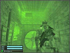 Po drodze będziesz mógł usłyszeć (#1), iż przeciwnicy zostali wyeliminowani - Sea of Okhotsk (2) | Misja 4.2 w Splinter Cell Double Agent - Tom Clancys Splinter Cell: Double Agent - poradnik do gry