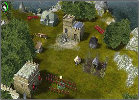 Każde dojście do miasta jest obstawione - Chapter I - The Coming of the Saxons (2) | Kampania King Arthur - Twierdza Legendy - poradnik do gry