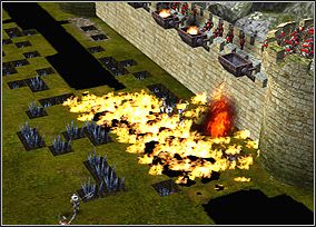 Tak wygląda użycie Oil Tippera... - Chapter I - Revenge (2) | Kampania Evil w Twierdza Legendy - Twierdza Legendy - poradnik do gry