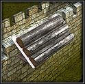 Burning Logs (Rozpalone kłody) - Elementy fortyfikacji | Budynki i elementy fortyfikacji w Twierdza Legendy - Twierdza Legendy - poradnik do gry