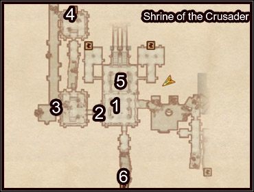 Znajdziesz tam ciało Sir Amiela (1), przy którym leży dziennik oraz nieco firmowego sprzętu Knights of the Nine - The Shrine of the Crusader | Zadania The Elder Scrolls IV Knights of the Nine - The Elder Scrolls IV: Knights of the Nine - poradnik do gry