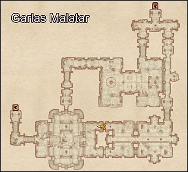 Na początku poziomu naciśnij przycisk, a otworzy się wejście do dużego pomieszczenia z czarną kulą na środku - Umaril the Unfeathered | Zadania The Elder Scrolls IV Knights of the Nine - The Elder Scrolls IV: Knights of the Nine - poradnik do gry