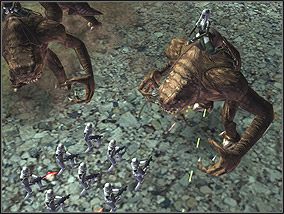 Piechota jest bezradna przeciwko rancorom. - Misja 13 - Mroczny sojusznik - Kampania - Star Wars: Empire at War - Forces of Corruption - poradnik do gry