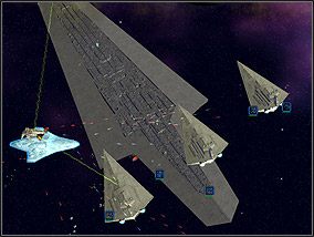 Executor z obstawą. - Misja 17 - Nowa broń imperatora - Kampania - Star Wars: Empire at War - Forces of Corruption - poradnik do gry