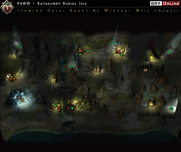 01 - Katakumby Burial Isle | Icewind Dale Serce Zimy - Icewind Dale: Serce Zimy - poradnik do gry