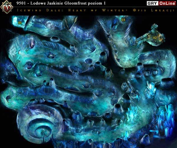 01 - Lodowe jaskinie Gloomfrost poziom 1 | Icewind Dale Serce Zimy - Icewind Dale: Serce Zimy - poradnik do gry