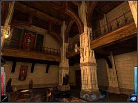 Galeria powyżej biegnie dookoła komnaty. Dokąd prowadzi? - The Gleam of a Cold Knife (5) | Rozdział 2 | Dark Messiah of Might and Magic - Dark Messiah of Might and Magic - poradnik do gry