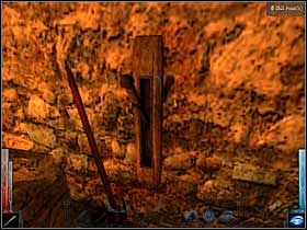 Używamy znajdującej się na ścianie dźwigni i za jej sprawą forma zostaje zalana przez wodę. - Dead Mans Trail (5) | Rozdział 3 | Dark Messiah of Might and Magic - Dark Messiah of Might and Magic - poradnik do gry