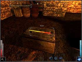 Umieszczamy rozpalony pręt na kowalskim kowadle z formą i kujemy młotem do uzyskania zadowalającego efektu. - Dead Mans Trail (5) | Rozdział 3 | Dark Messiah of Might and Magic - Dark Messiah of Might and Magic - poradnik do gry