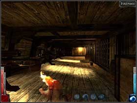 Przedział artylerii pokładowej. Balisty gotowe do otwarcia ognia na stanowiskach. Muszę zapamiętać to miejsce! - Across the Sea of Blood (4) | Rozdział 4 | Dark Messiah of Might and Magic - Dark Messiah of Might and Magic - poradnik do gry