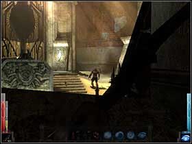 Jeden z wartowników już jest na ostatnim obchodzie u Kha Beletha. - The Temple of the Spider (4) | Rozdział 5 | Dark Messiah of Might and Magic - Dark Messiah of Might and Magic - poradnik do gry