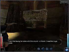 Leanna ma wyraźnie zdolności do podnoszenia różnych przedmiotów. - The Temple of the Spider (4) | Rozdział 5 | Dark Messiah of Might and Magic - Dark Messiah of Might and Magic - poradnik do gry