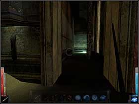 Korytarz długi i pełny niespodzianek. Nim dojdę do końca, następny kierunek wybieram w prawo. - The Temple of the Spider (5) | Rozdział 5 | Dark Messiah of Might and Magic - Dark Messiah of Might and Magic - poradnik do gry