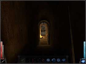 Ogień oświetla poruszający się obiekt. Trzeba przyjrzeć mu się bliżej! - The Temple of the Spider (5) | Rozdział 5 | Dark Messiah of Might and Magic - Dark Messiah of Might and Magic - poradnik do gry