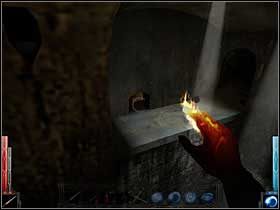 Po lewej podest - mam nadzieję, że skok do wody mnie nie zabije. - The Temple of the Spider (9) | Rozdział 5 | Dark Messiah of Might and Magic - Dark Messiah of Might and Magic - poradnik do gry