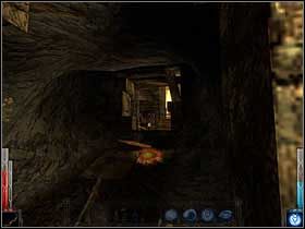 Ork jest czujny, zatem tradycyjnie systemem kombinowanym - pułapeczka i strzałeczka w - The Temple of the Spider (12) | Rozdział 5 | Dark Messiah of Might and Magic - Dark Messiah of Might and Magic - poradnik do gry