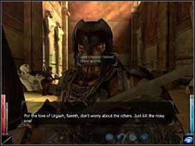 Wygląda na to, że ten dżentelmen raczej nie przepada za mną, niestety! - The Temple of the Spider (14) | Rozdział 5 | Dark Messiah of Might and Magic - Dark Messiah of Might and Magic - poradnik do gry