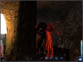 Po kolejnej celnej strzale w jedyne oko Cyklop zaczyna obficie krwawić - koniec jego życia nadchodzi! - Fire in the Blood (2) | Rozdział 7 | Dark Messiah of Might and Magic - Dark Messiah of Might and Magic - poradnik do gry