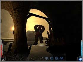 Ostatnie tchnienie i to już koniec. Pora wynosić z tego miejsca. To chyba teren po kopalni, czyżby Krasnoludy? - Fire in the Blood (2) | Rozdział 7 | Dark Messiah of Might and Magic - Dark Messiah of Might and Magic - poradnik do gry