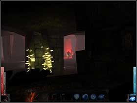 Pozornie. Ta czerwona poświata wróży jak najgorzej. Wygląda na to, że Arantir nie próżnował. - In the House of Ashes (1) | Rozdział 8 | Dark Messiah of Might and Magic - Dark Messiah of Might and Magic - poradnik do gry