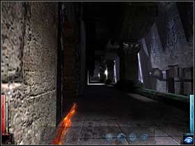 Lewa strona galerii przy wejściu z portalu, zatem korytarze się łączą. - In the House of Ashes (2) | Rozdział 8 | Dark Messiah of Might and Magic - Dark Messiah of Might and Magic - poradnik do gry