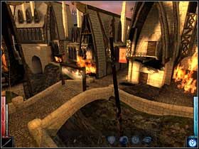 Widoki nie są najlepsze, wnioskując po stanie miasta. - City of Flame (1) | Rozdział 9 | Dark Messiah of Might and Magic - Dark Messiah of Might and Magic - poradnik do gry