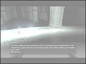 Bolało, ale trud ten po wielokroć się opłacił i to w formie wymiernej. Jestem gotów stanąć do walki ponownie. - City of Flame (3) | Rozdział 9 | Dark Messiah of Might and Magic - Dark Messiah of Might and Magic - poradnik do gry