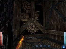 Po prawej korytarza widzę klatkę windy nr, 2. Dokąd teraz? Opuszczenie dźwigni i zjeżdżam w dół (znowu!). - In the House of Ashes (6) | Rozdział 8 | Dark Messiah of Might and Magic - Dark Messiah of Might and Magic - poradnik do gry