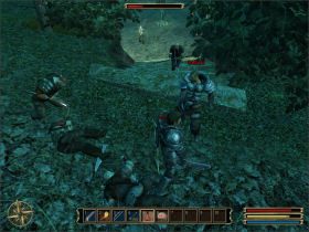 Ustaw się na szczycie schodów wejściowych do Reddock - Reddock (2) | Questy | Solucja Gothic 3 - Gothic 3 - poradnik do gry