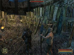 Dwaj niewolnicy to Bengerd i Osko, znajdziesz ich na dole przy pracy - Montera (2) | Questy | Solucja Gothic 3 - Gothic 3 - poradnik do gry