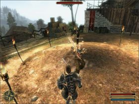Fadi jest słabiutkim szermierzem, Darmok niewiele lepszym (ale za to ma silny cios) - Cape Dun (2) | Questy | Solucja Gothic 3 - Gothic 3 - poradnik do gry