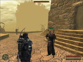 Aldo poznasz przy okazji innych zadań (opisane dalej), a Sigmora spotkasz w świątyni, już po tym jak dostaniesz do niej dostęp - Bakaresh (1) | Questy | Solucja Gothic 3 - Gothic 3 - poradnik do gry